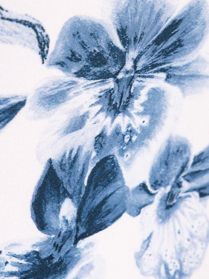 Vintage Print Swimsuit and Cover-Up