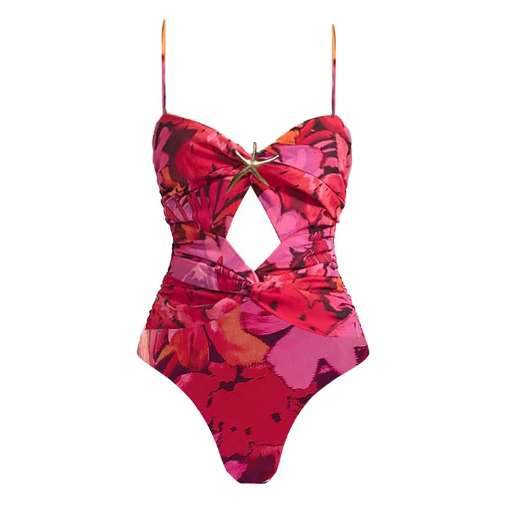 Starfish Tie-Dye Swimsuit Set