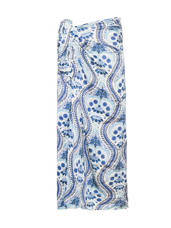 Vintage Printed Beach Swimsuit And Cover Up