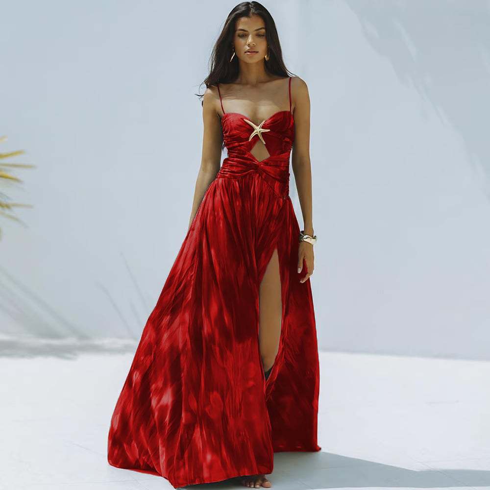 Starfish Tie-Dye Swimsuit Set