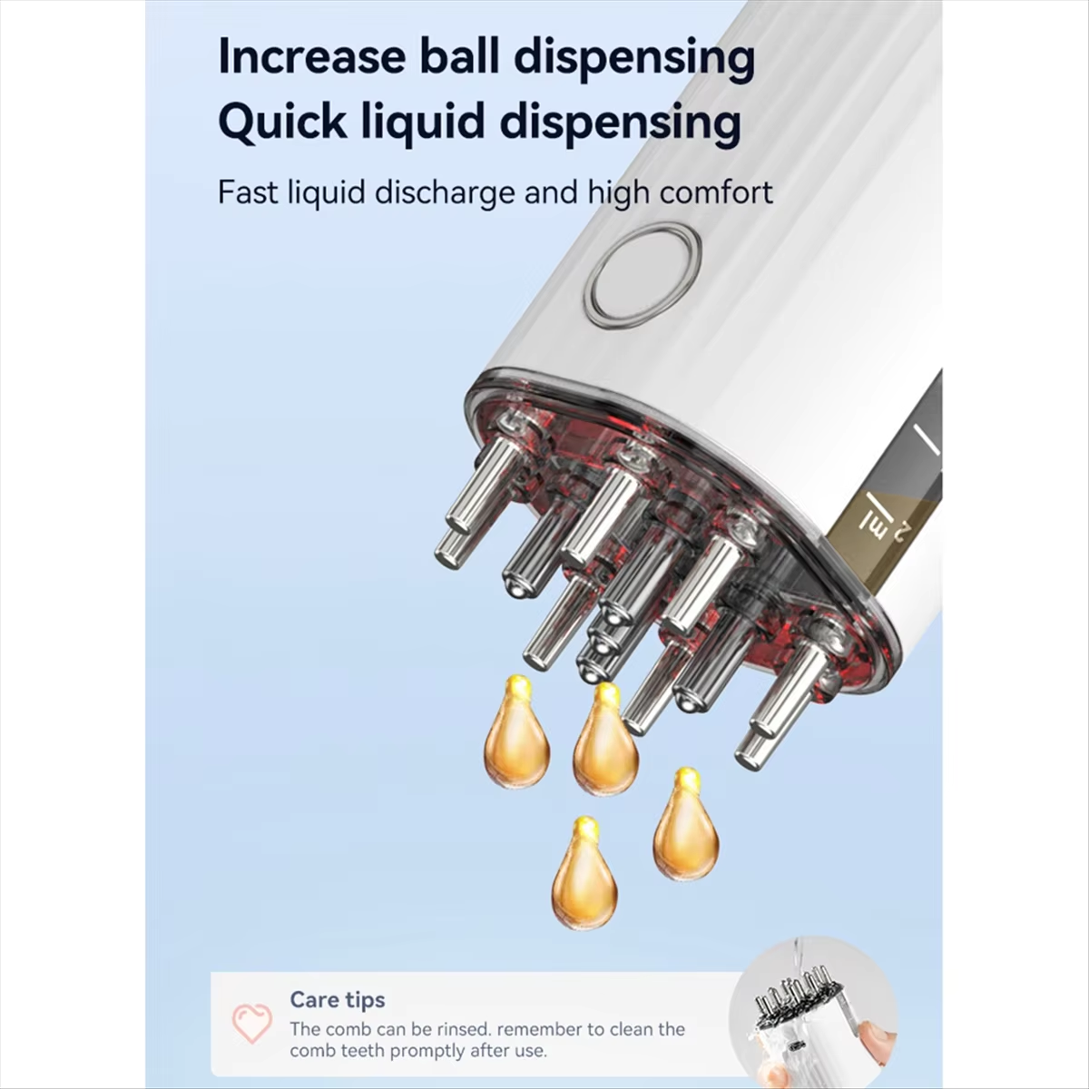 3-in-1 Vibrating Hair Oil Applicator & Scalp Massager