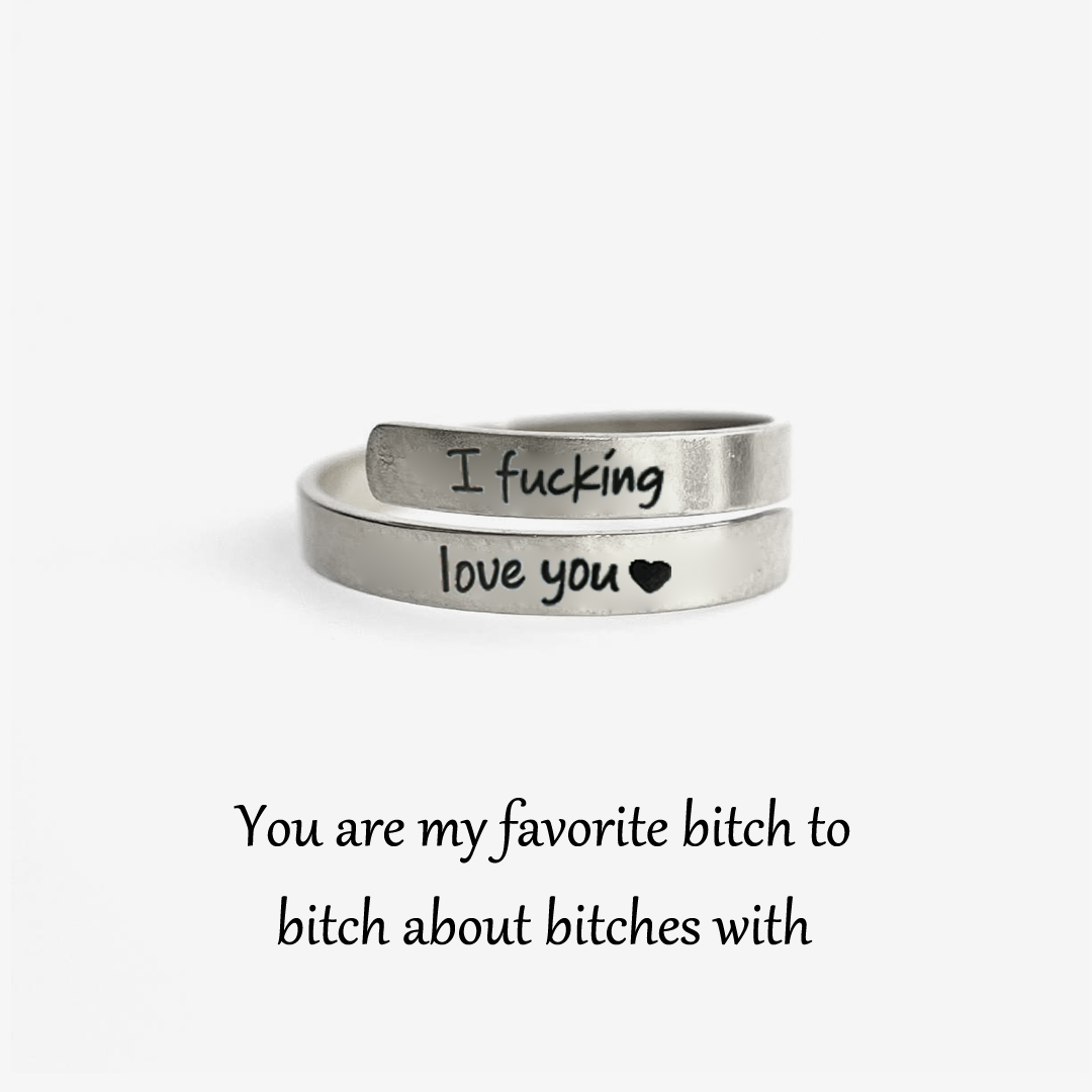 For Friends - I Fucking Love You Ring