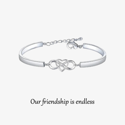 For Friend - Our friendship Is Endless Infinity Bracelet