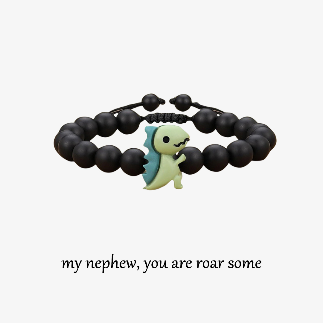 For Nephew- You Are Roar Some Dinosaur Bracelet