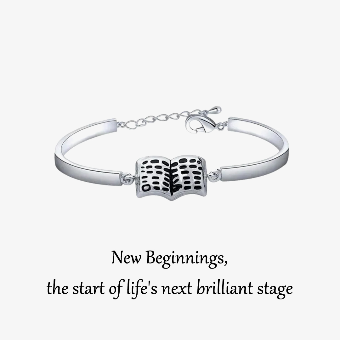 New Beginnings Book Bracelet