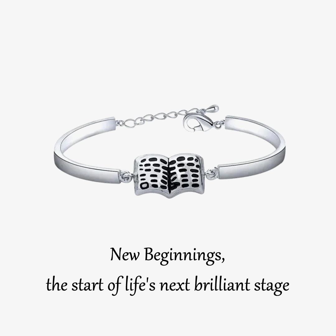 New Beginnings Book Bracelet