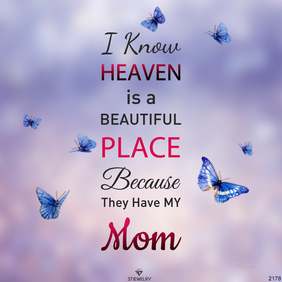 For Memorial - My Mom Diamond Double Butterfly Ring