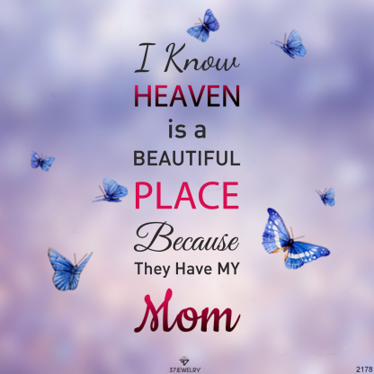 For Memorial - My Mom Diamond Double Butterfly Ring