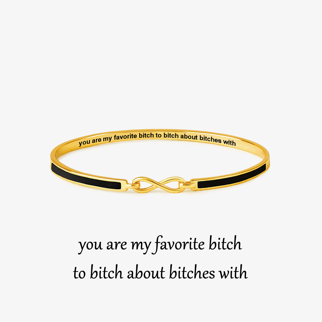 For friend- Best Bitches Forever Enamel Bangle Bracelet