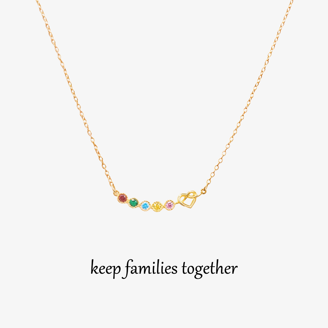 Grandma's/ Mama's tears of joy specialized with 1-10 kids birthstones Necklace