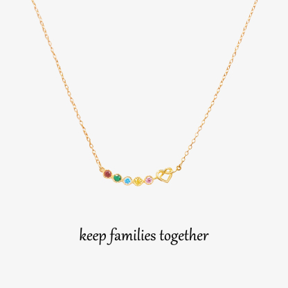 Grandma's/ Mama's tears of joy specialized with 1-10 kids birthstones Necklace