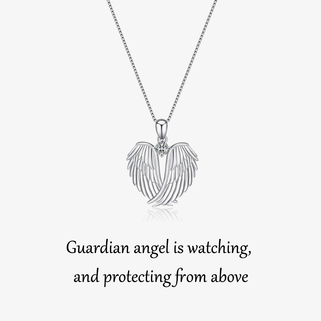 Memorial Angel Wings Necklace
