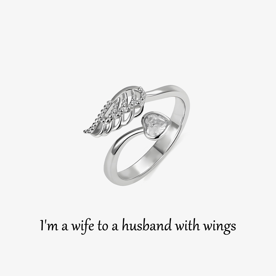 Hug From Heaven Wing Ring