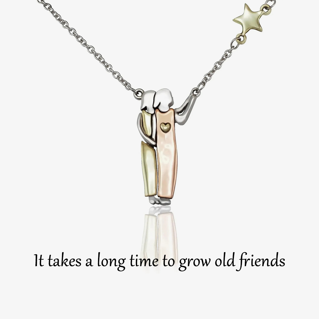 For Friend - It takes a long time to grow old friends Star Pendant Nec
