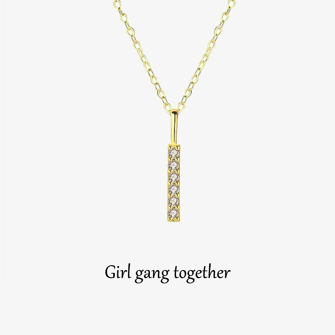 Girl Gang Together Pendant Necklace 
