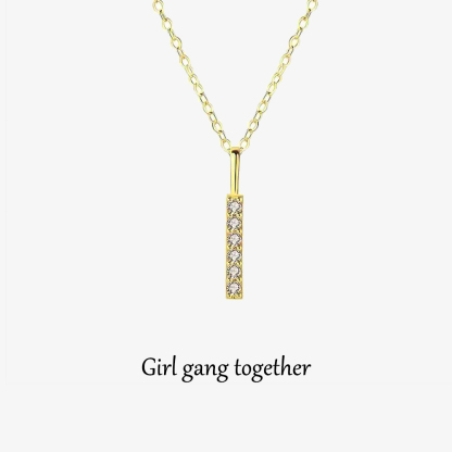 Girl Gang Together Pendant Necklace 