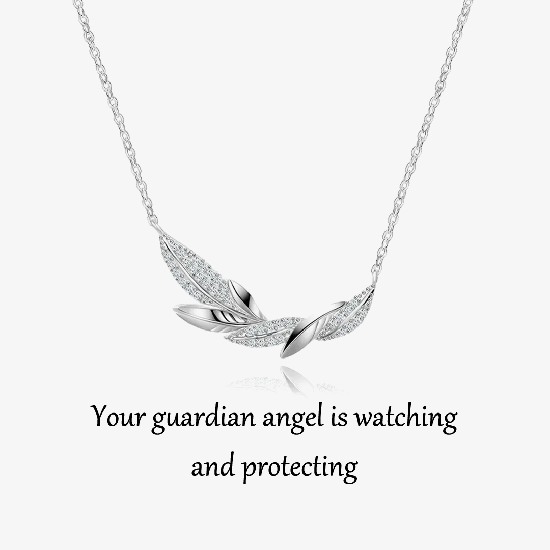 Your Guardian Angel Is Watching And Protecting Feather Necklace