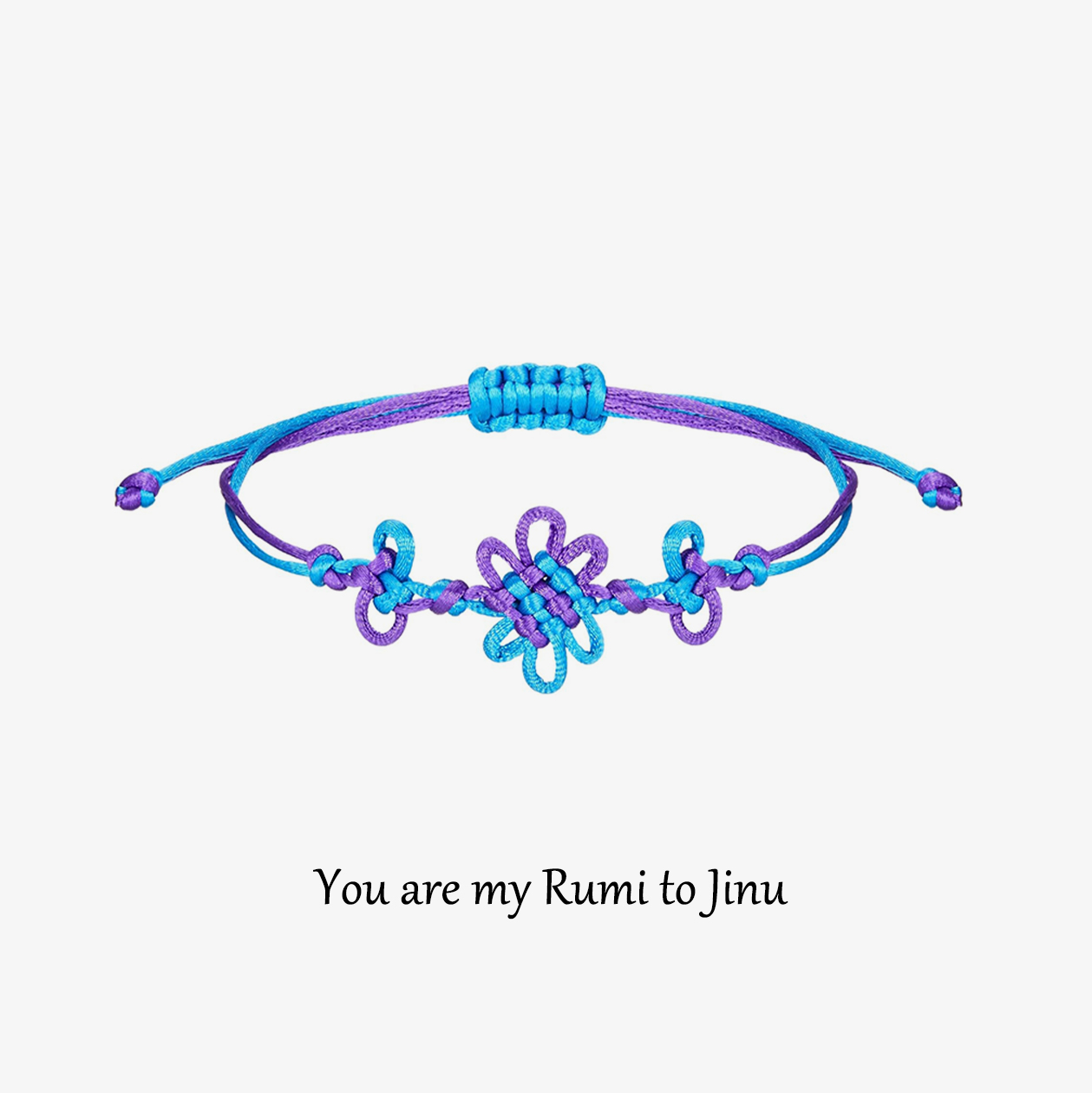 For Friends - You are my Rumi to Jinu Korean Knot Bracelets Set
