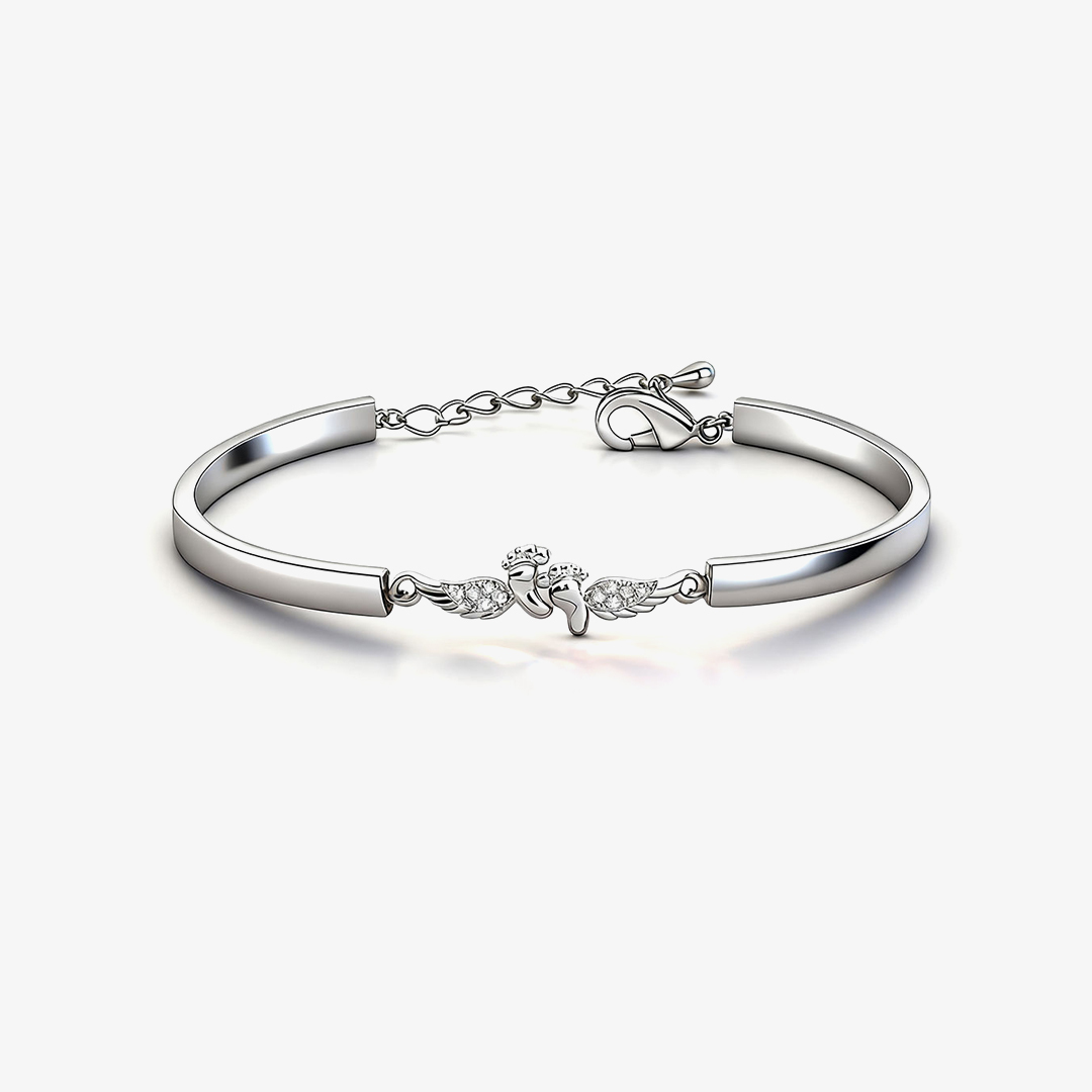 For Memorial - Mama Of An Angel Wing  Bracelet