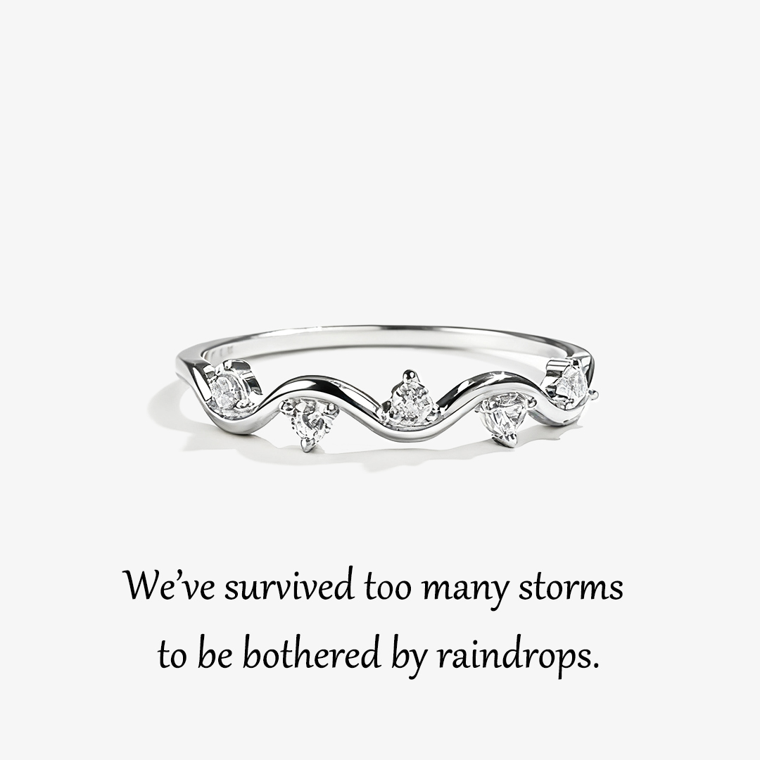 For SIsiter- S925 We’ve Survived Too Many Storms Diamond Ring