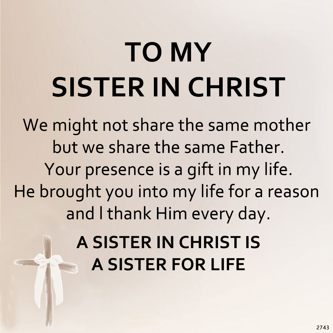 For Sister - A Sister In Christ Is A Sister For Life Star Pendant Necklace