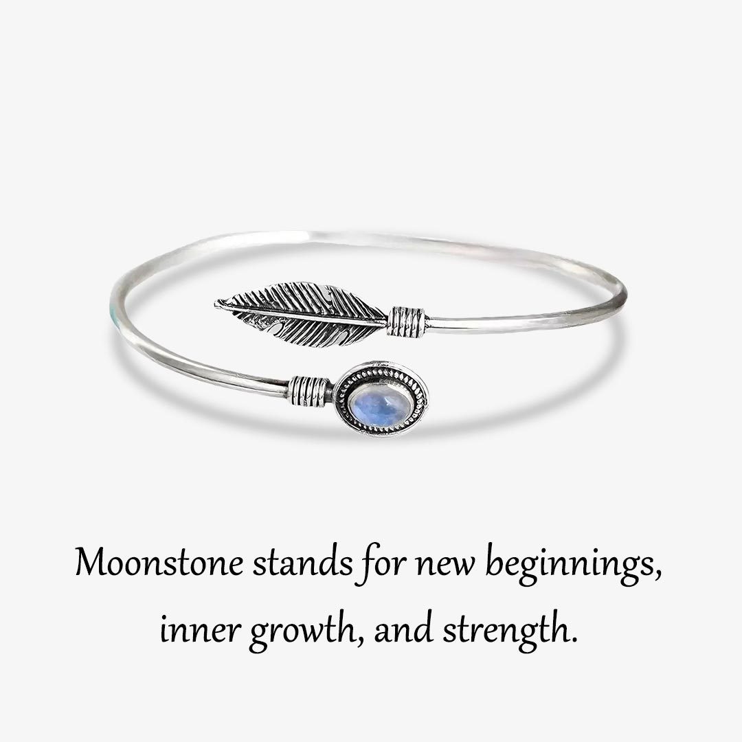 New beginnings inner growth and strength Moonstone bracelet