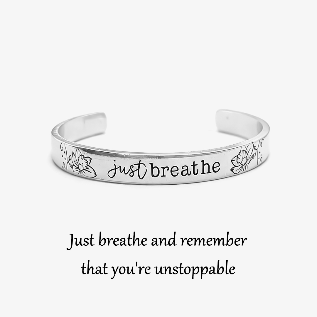 You Are Unbreakable Lotus Bracelet