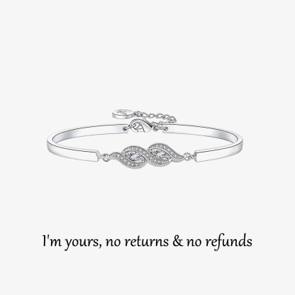 For Love - I'm yours no returns & no refunds Infinity Bracelet