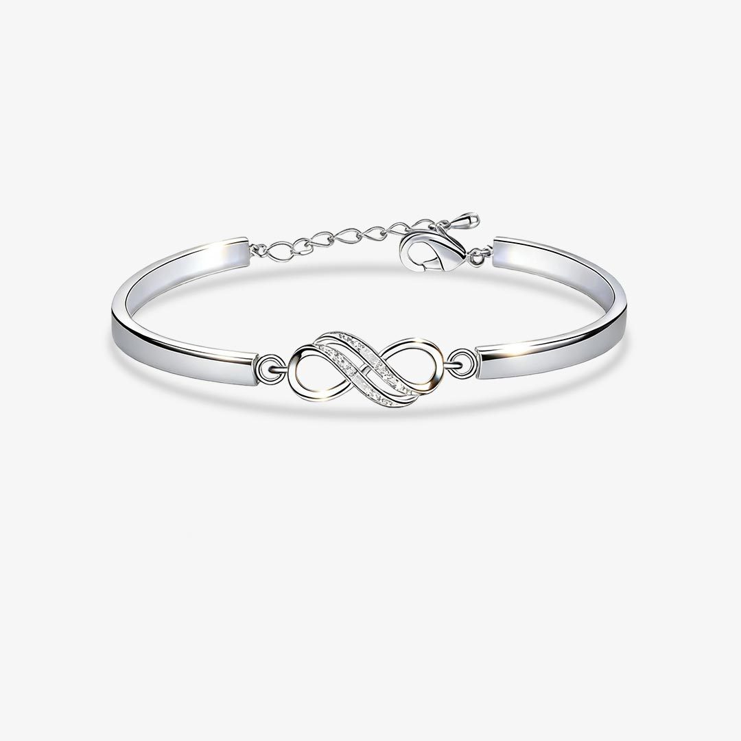 For Love- I would love you longer Infinity Bracelet