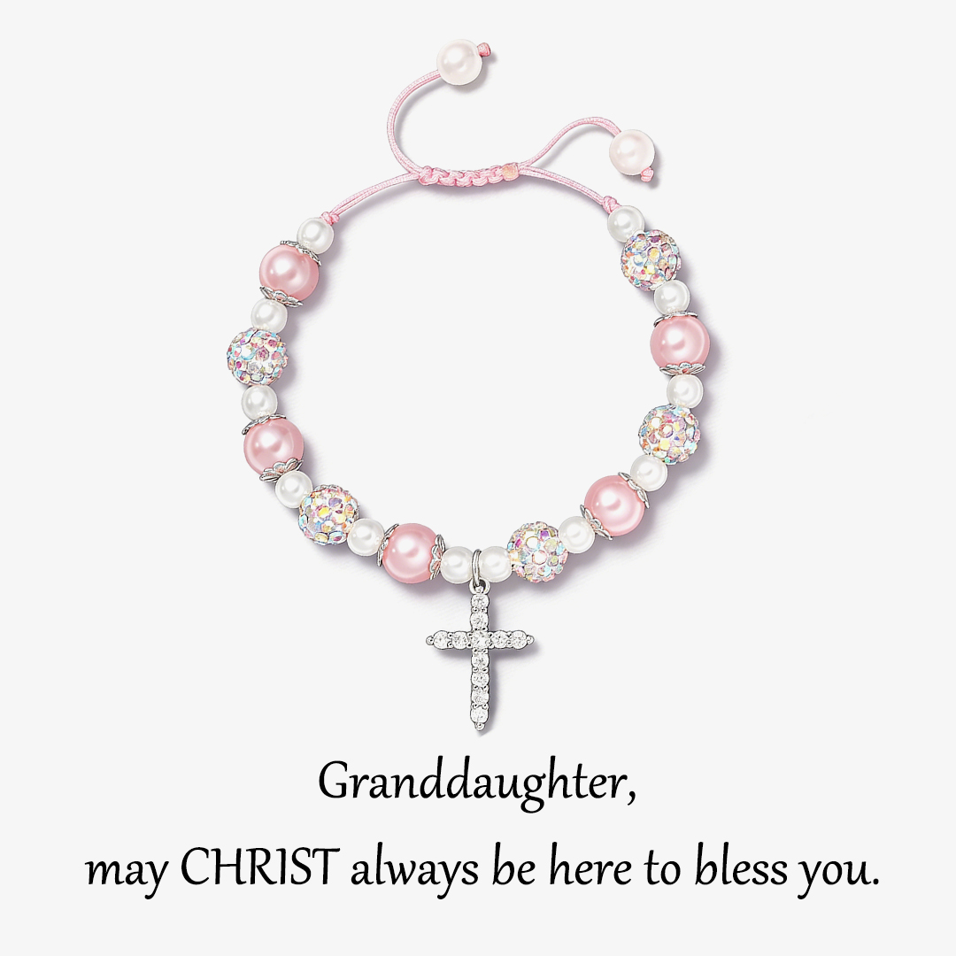 For Granddaughter- HAPPY EASTER Beaded Bracelet