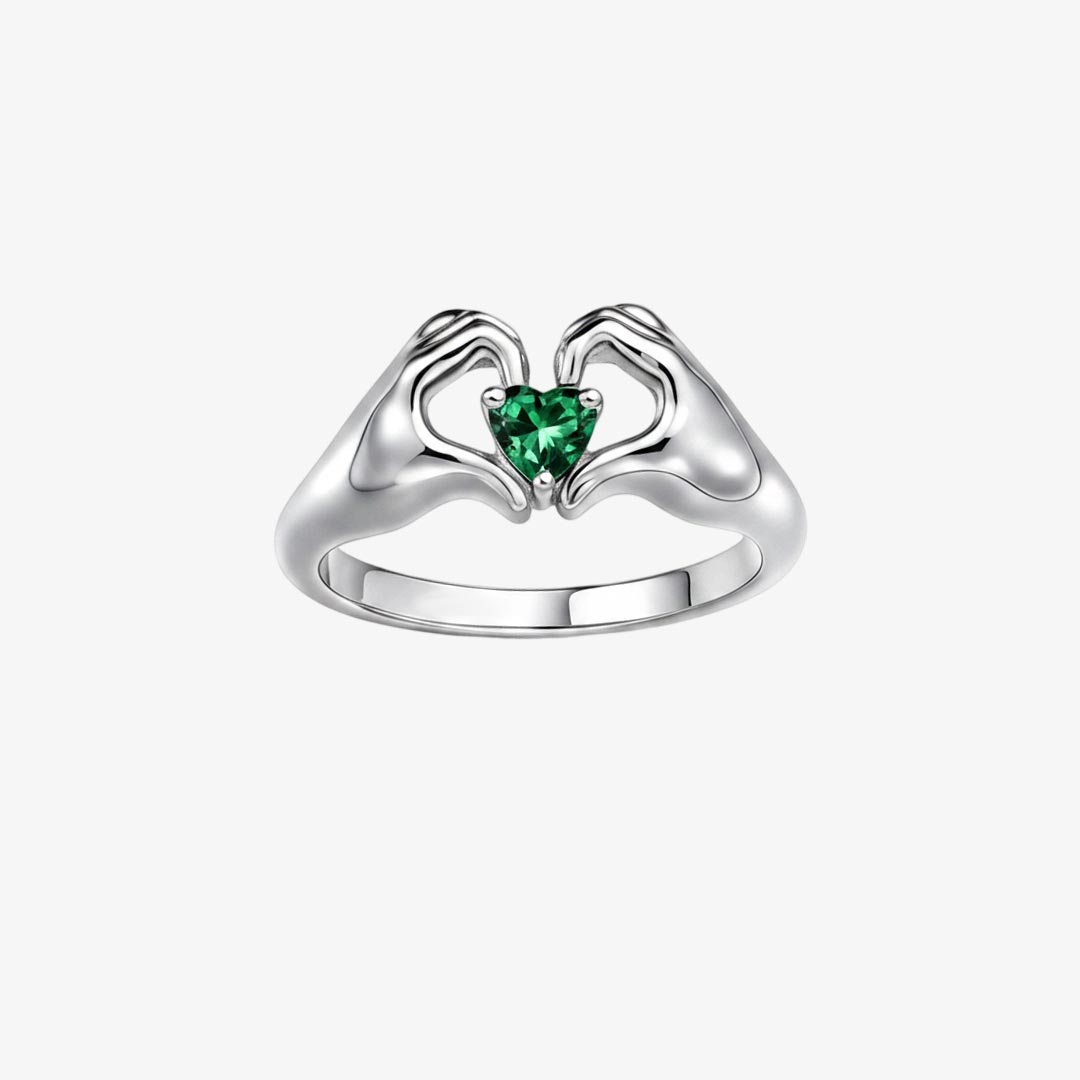 For Daughter - My Heart Is Always With You Custom Birthstone Ring