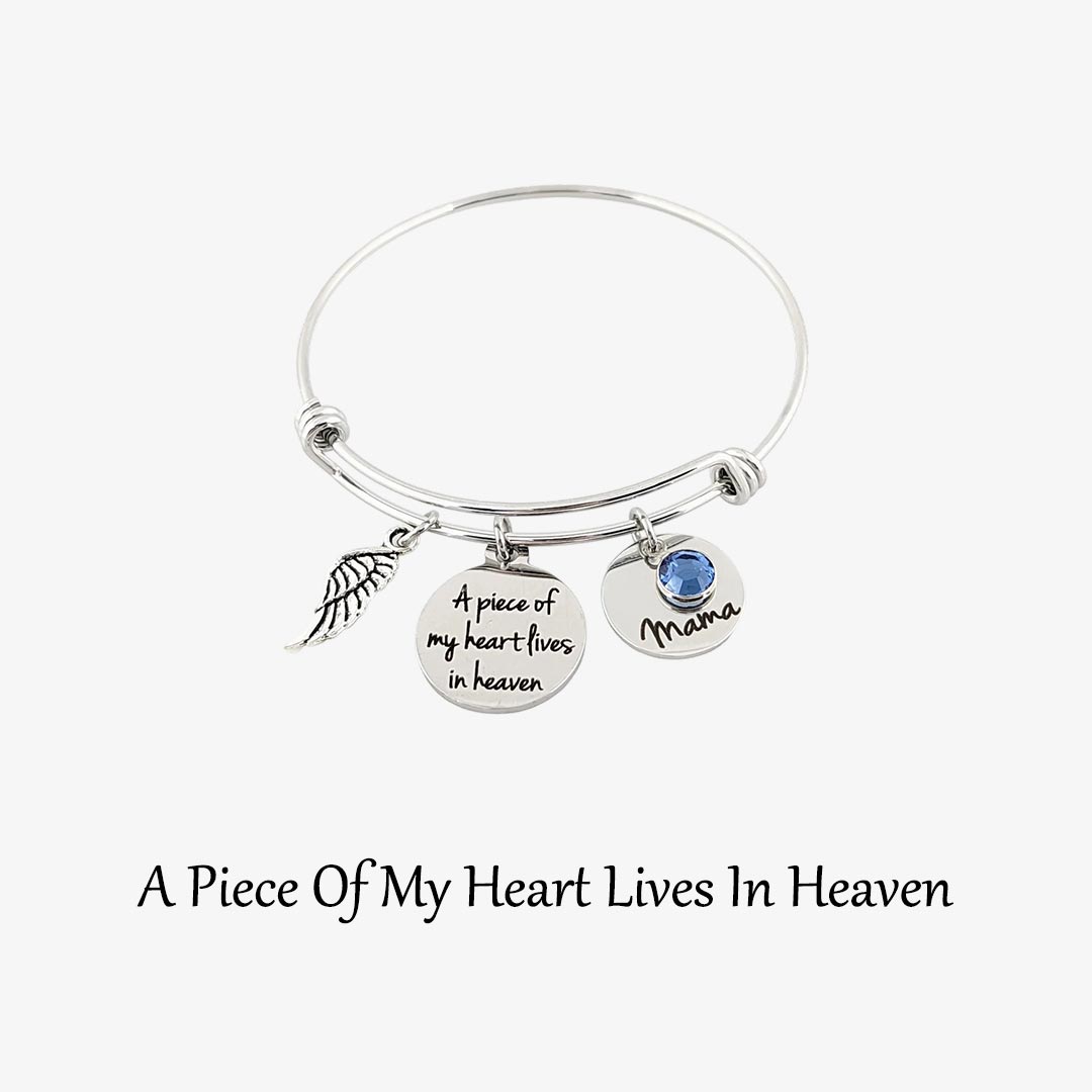 "Piece Of My Heart" Memorial Bracelet