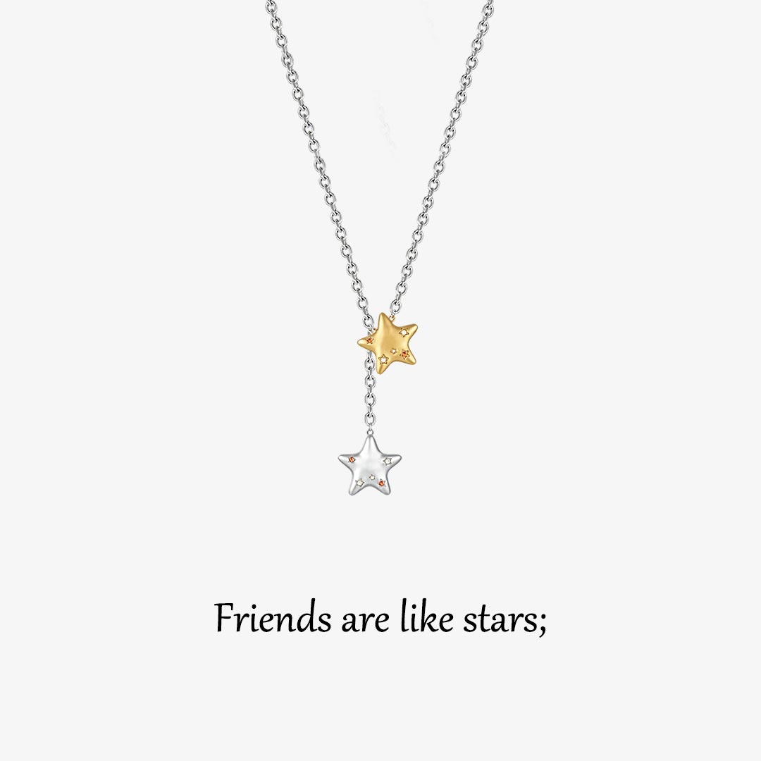 For Friends - Friends are like stars Necklace