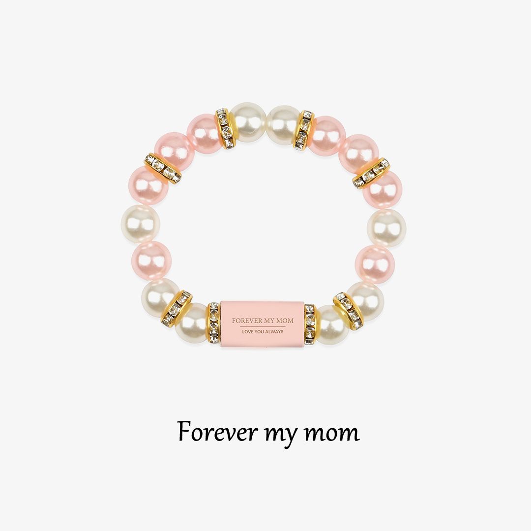 "Mom, I miss you so much." Memorial Bracelet