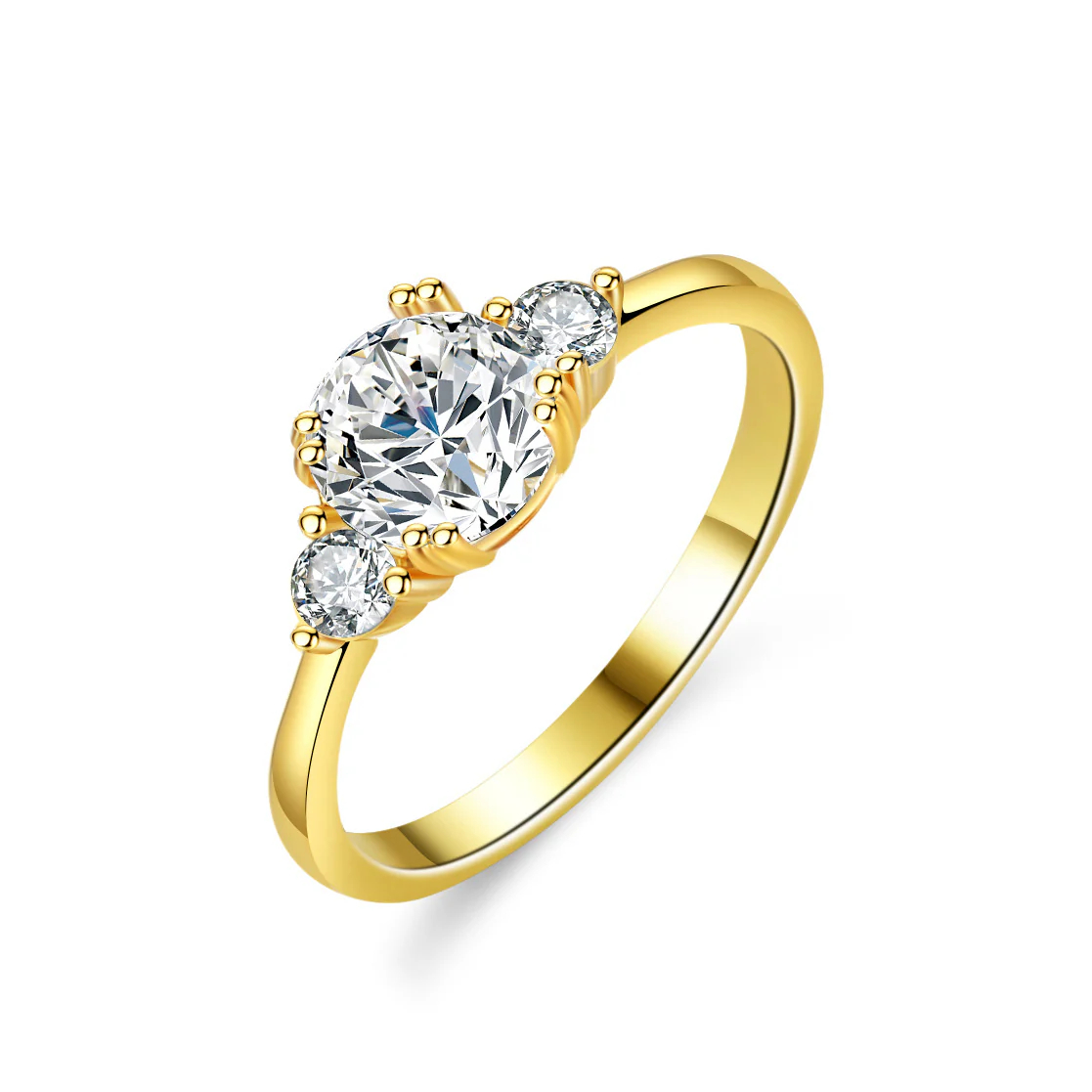 Gold Trilogy Diamond Ring