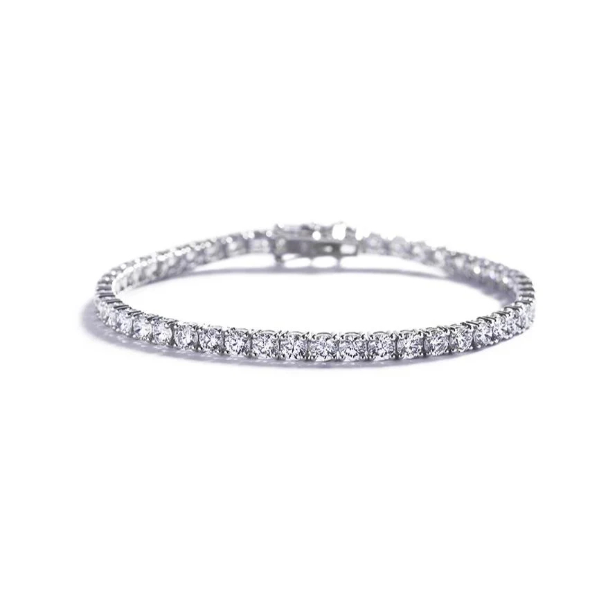 Pave Diamond Tennis Bracelet