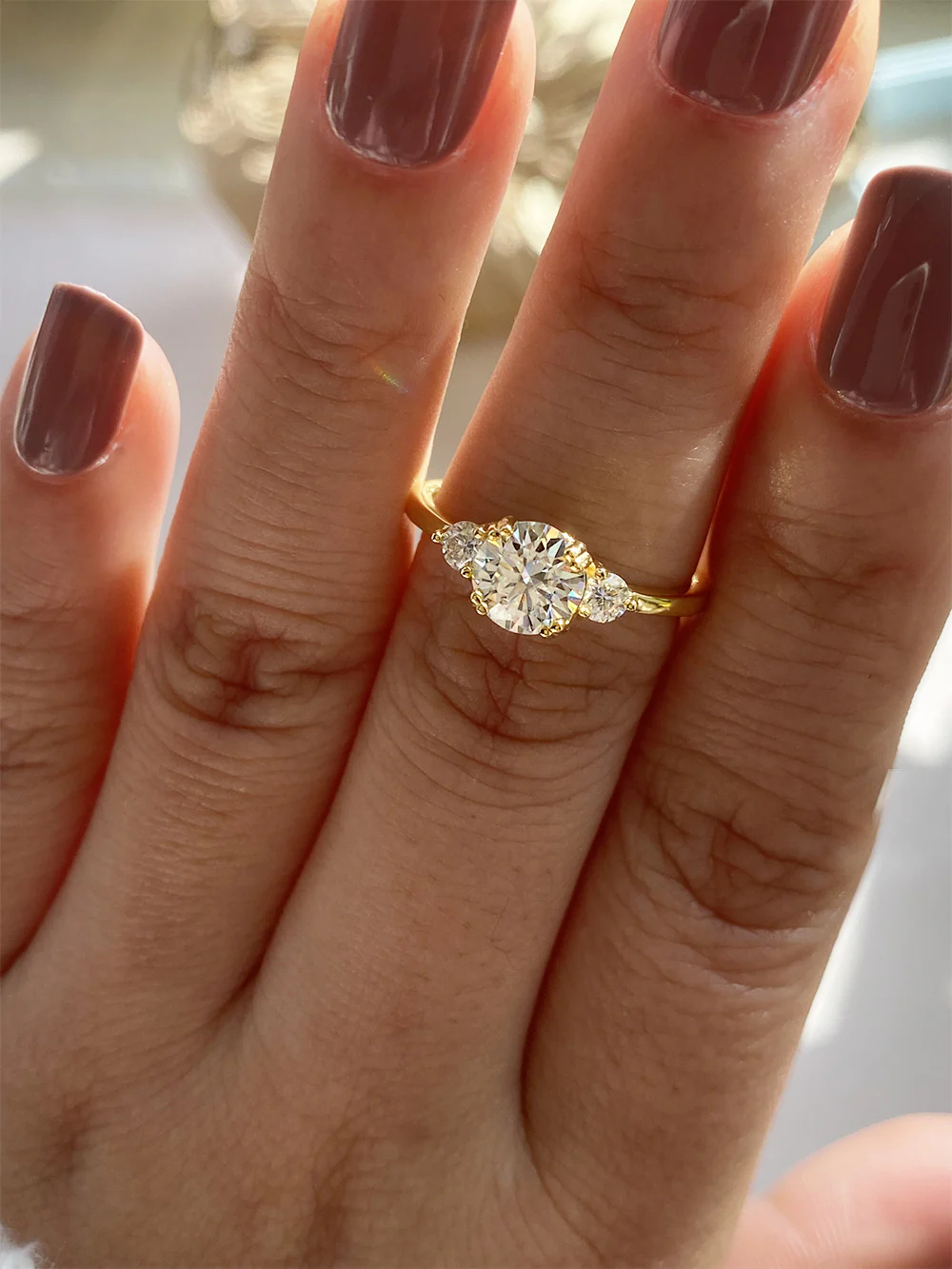 Gold Trilogy Diamond Ring