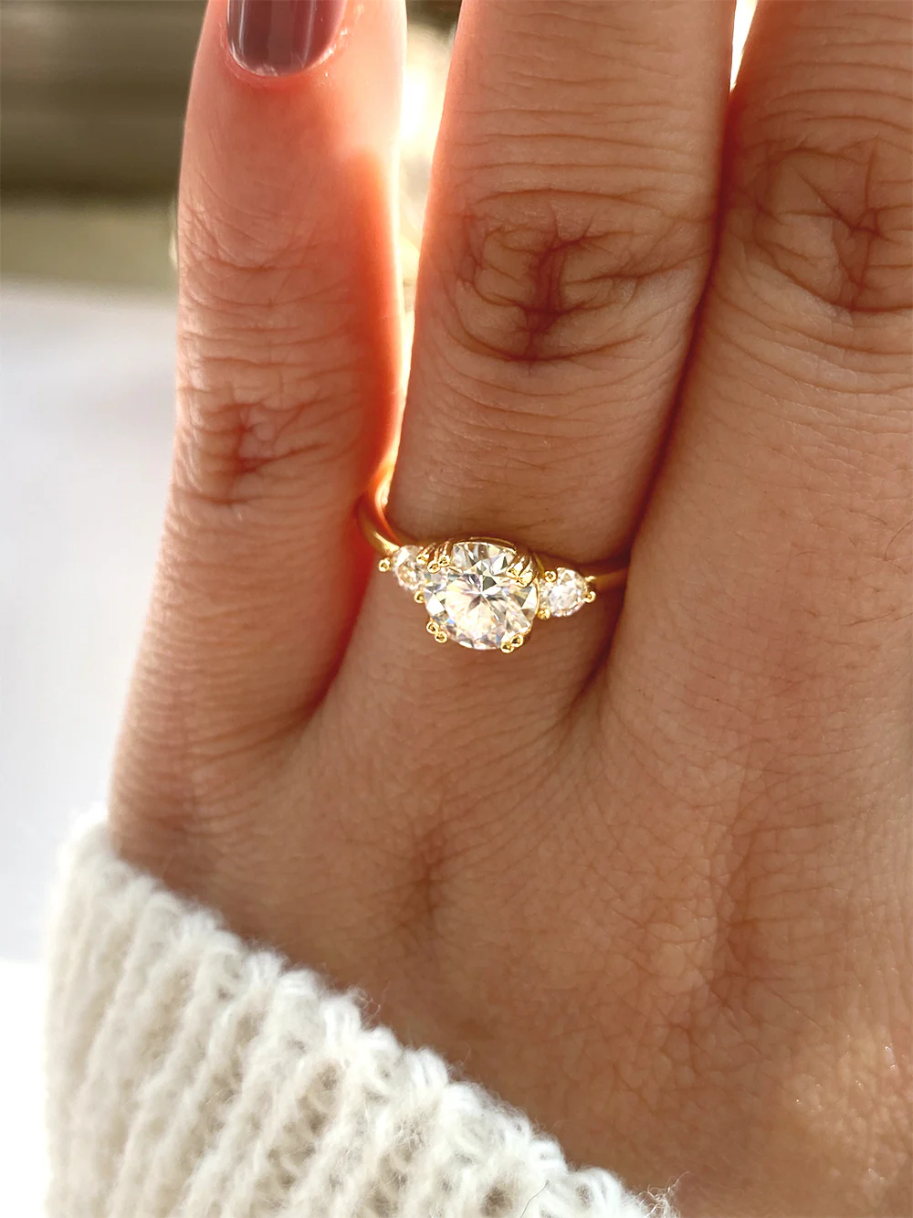 Gold Trilogy Diamond Ring