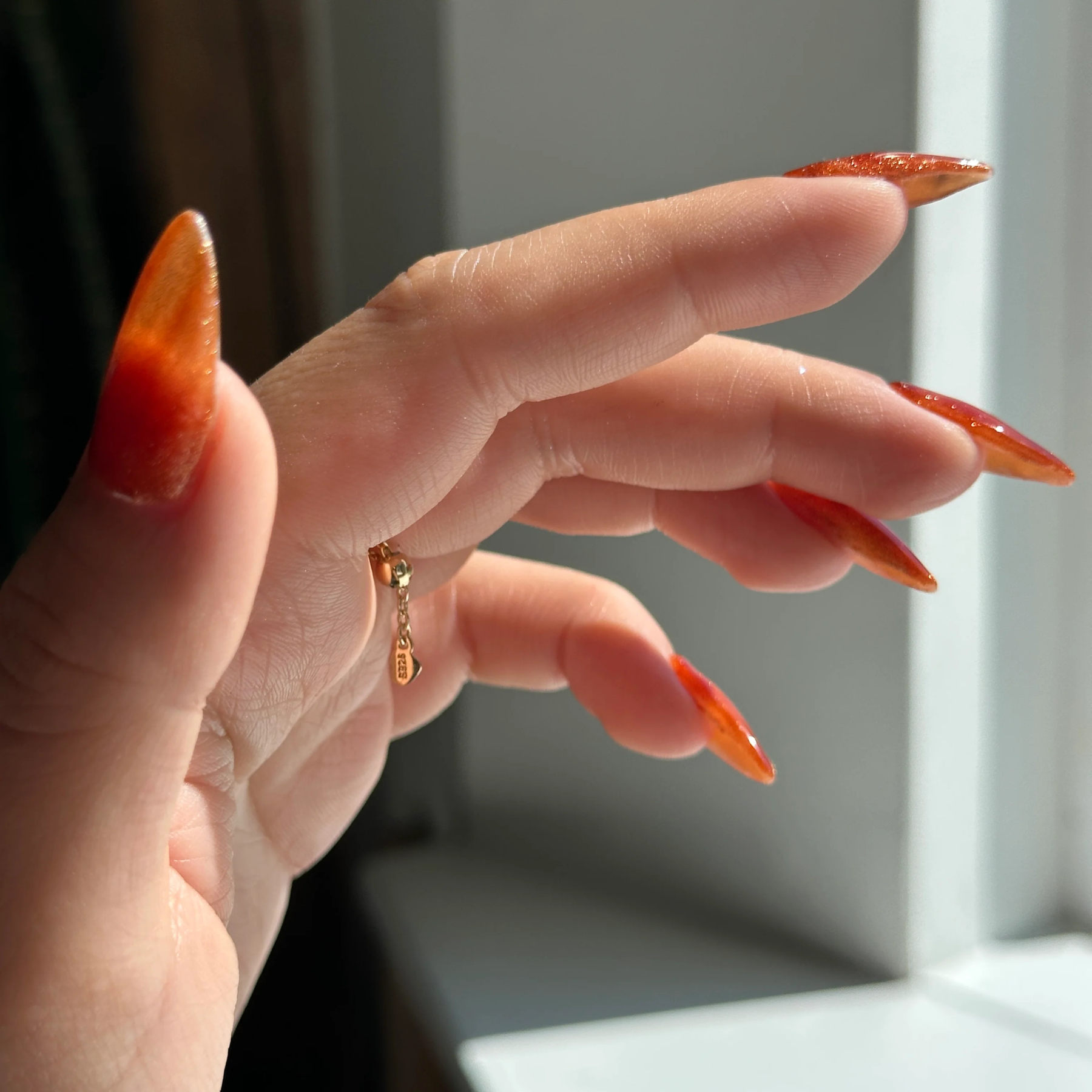 Aquamarine Pavé Chain Ring