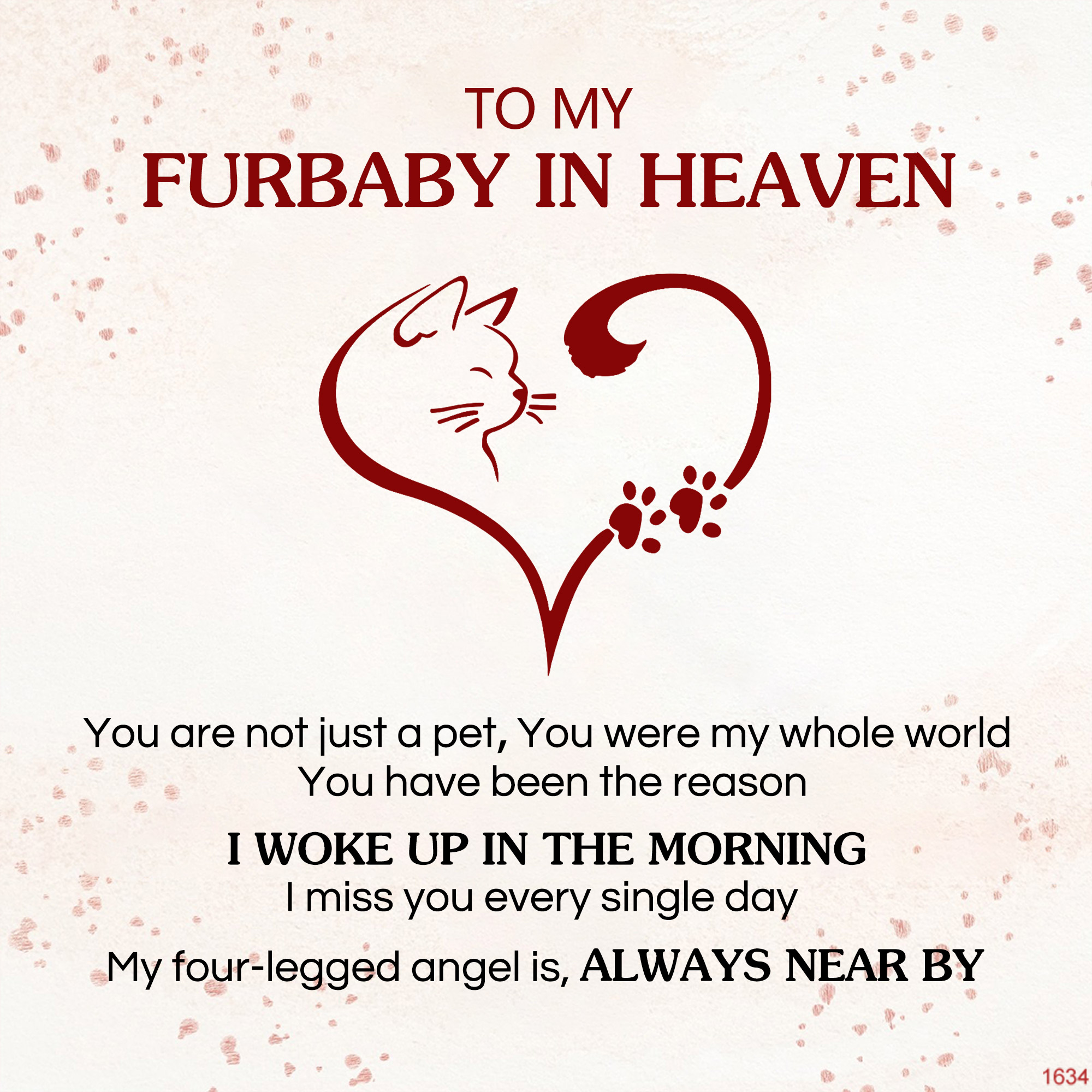 "Angel's Companion"-My Four Legged Angel Is Always Near By Paw Wing Ring