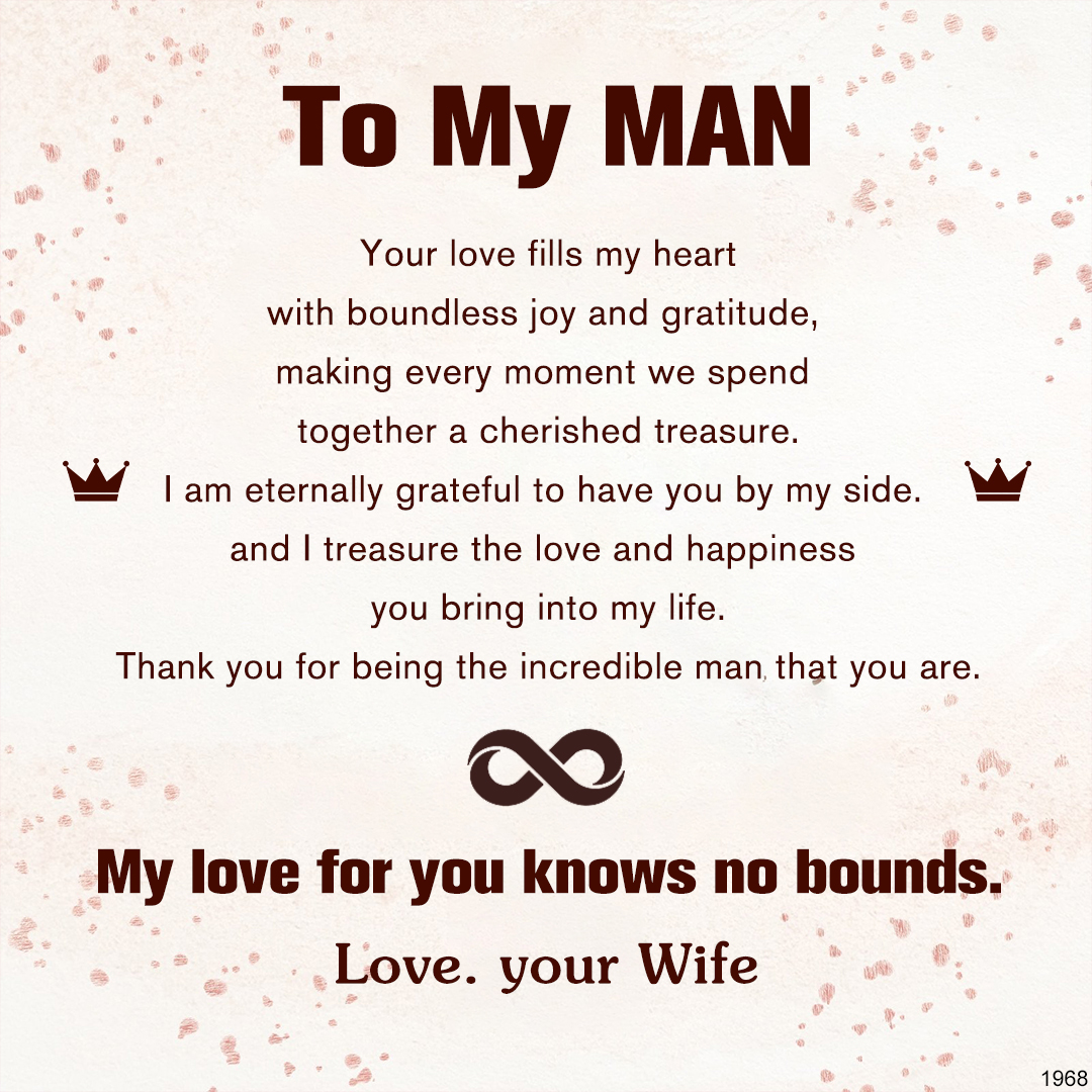 For Love - My Love For You Knows No Bounds Infinity Leather Bracelet