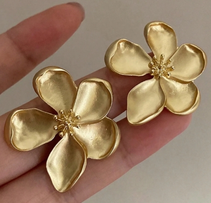 Exaggerated Floral Earrings