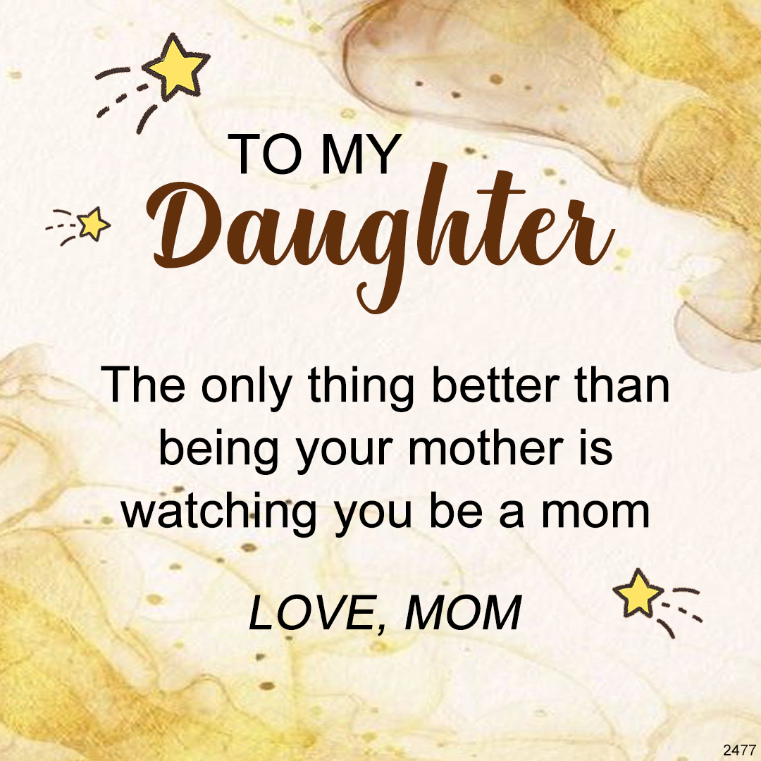 For daughter - Watching You Be A Mom Is Even Better Star Pendant Necklace