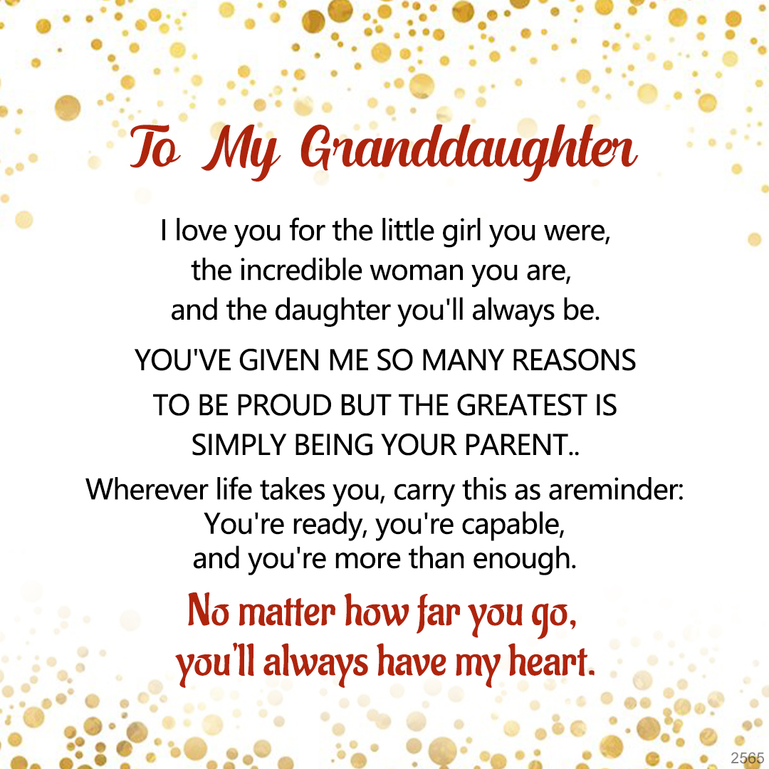 For Granddaughter - you'll always have my heart Peach Blossom Knot Bracelet