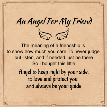 An Angel For My Friend Beads Bracelet