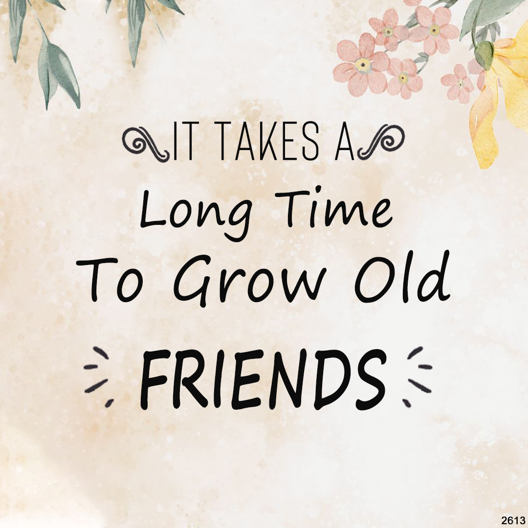 For Friend - It takes a long time to grow old friends Star Pendant Necklace