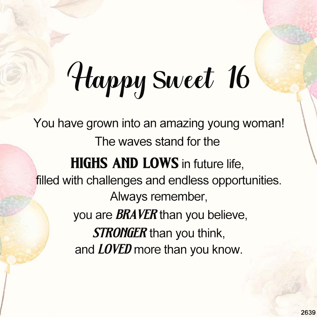 Happy Sweet 16th Wave Bracelet