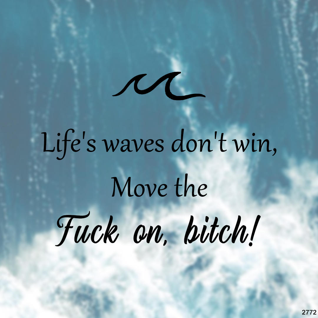 Move The Fuck On Wave Bracelet