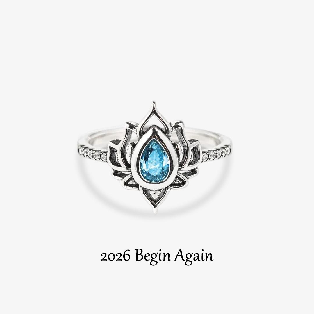 2026 Fuck It and Begin Again Lotus Ring