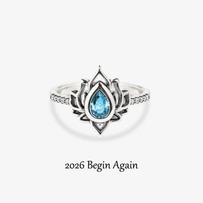 2026 Fuck It and Begin Again Lotus Ring